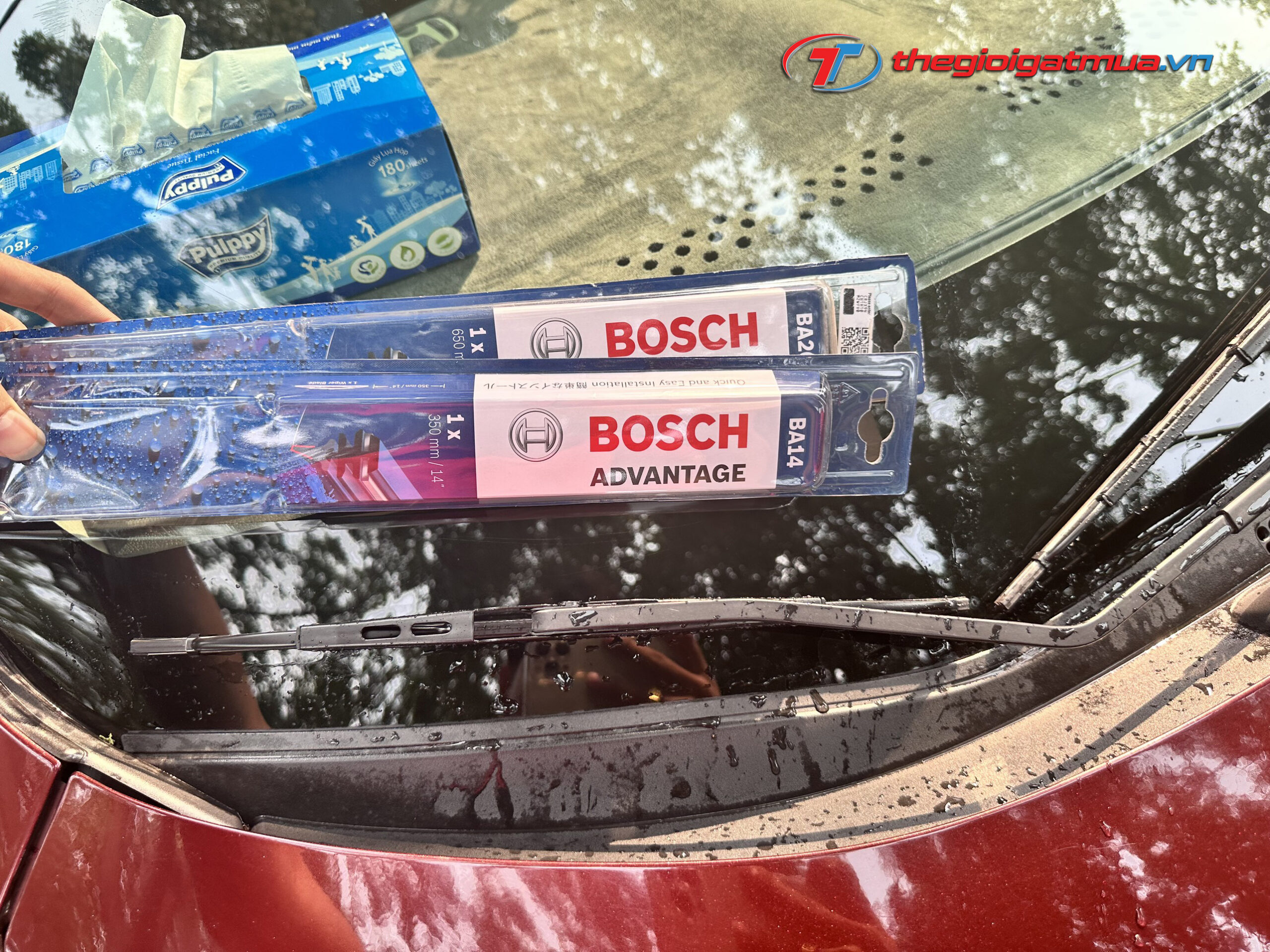 Gạt mưa Bosch advantage cho xe Honda 